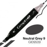 ΜΑΡΚΑΔΟΡΟΙ ΟΙΝΟΠΝΕΥΜΑΤΟΣ ΔΙΠΛΗ ΜΥΤΗ NEUTRAL GREY 9 ΚΟΥΤΙ 3 ΤΕΜΑΧΙΩΝ GRAPH IT OZ