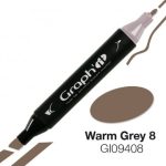 ΜΑΡΚΑΔΟΡΟΙ ΟΙΝΟΠΝΕΥΜΑΤΟΣ ΔΙΠΛΗ ΜΥΤΗ WARM GREY 8 ΚΟΥΤΙ 3 ΤΕΜΑΧΙΩΝ GRAPH IT OZ