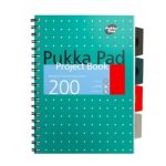 ΤΕΤΡΑΔΙΟ ΔΙΠΛΟ ΣΠΙΡΑΛ B5 PROJECT BOOK ΜΕ ΤΡΥΠΕΣ 4Θ. 200ΣΕΛ. 80 GSM ΧΡΩΜΑ ΜΕΤΑΛΛΙΚΟ ΠΡΑΣΙΝΟ PUKKA