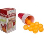 BEER PONG SELF (DRINKING GAME) ΜΕ 12 ΠΟΤΗΡΙΑ ΚΑΙ 12 ΜΠΑΛΕΣ, 25 Χ 12 Χ 15CM, BLUE GIFTS