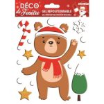 CHRISTMAS GEL STICKERS 13,5X15CM 310518 GLOBAL GIFT