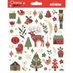 CLASSY CHRISTMAS STICKERS 15X17CM 212051 GLOBAL GIFT