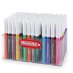 ΜΑΡΚΑΔΟΡΟΙ COLORITO MAXI 12 ΧΡΩΜΑΤΩΝ ΜΥΤΗ 6ΜΜ ΣΕ ΣΤΑΝΤ 144 ΤΕΜΑΧΙΩΝ FIBRACOLOR