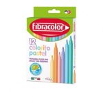 ΜΑΡΚΑΔΟΡΟΙ COLORITO PASTEL ΨΙΛΗΣ ΓΡΑΦΗΣ 2,9MM 12 ΧΡΩΜΑΤΩΝ FIBRACOLOR