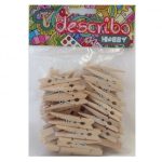 ΜΑΝΤΑΛAΚΙΑ ΞΥΛΙΝΑ ΦΥΣΙΚΟ ΣΕΤ 40 ΤΕΜAΧΙΩΝ 48 X 7 MM DESCRIBO * CN *