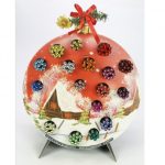 ΜΟΛΥΒΙ ΜΕ SWAROVSKI ΣΤΑΝΤ CHRISTMAS BALL 170 ΤΕΜΑΧΙΩΝ ΑΣΟΡΤΙ ΧΡΩΜΑΤΑ RUBINATO