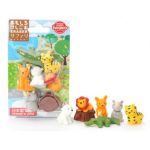 ΓΟΜΑ 3D ΣΕ BLISTER, ΣΧΕΔΙΟ SAFARI IWAKO