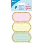 ΕΤΙΚΕΤΕΣ ΣΧΟΛΙΚΕΣ 8Χ12 CM 9 ΤΕΜΑΧΙΑ 170192, ED130 GLOBAL GIFT