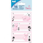 ΕΤΙΚΕΤΕΣ ΣΧΟΛΙΚΕΣ 8Χ12 CM 16 ΤΕΜΑΧΙΑ 170243* GLOBAL GIFT