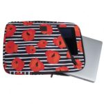 ΘΗΚΗ 2 ΘΕΣΕΩΝ ΜΕ ΦΕΡΜΟΥΑΡ ΓΙΑ LAPTOP 15-16'' (ΜΕΓ. 41X31X2.5 CM), ΣΧΕΔΙΟ POPPY *EXACOMPTA