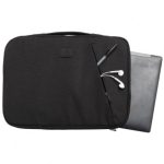 ΘΗΚΗ 2 ΘΕΣΕΩΝ ΜΕ ΦΕΡΜΟΥΑΡ ΓΙΑ LAPTOP 13-14'' (ΜΕΓ. 37X28X2.5 CM), ΣΧΕΔΙΟ BUSINESS BLACK *EXACOMPTA