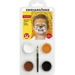 ΧΡΩΜΑΤΑ ΠΡΟΣΩΠΟΥ ΝΕΡΟΜΠΟΓΙΕΣ + ΠΙΝΕΛΟ TIGER 4 ΧΡΩΜΑΤΩΝ EFA