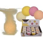 BATH BOMB FRUITY 180G, 4 ΑΡΩΜΑΤΑ (VANILLA CHERRY BANANA MANGO), ΣΤΑΝΤ 12 ΤΕΜΑΧΙΩΝ BLUE GIFTS