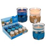 ΚΕΡΙ GEL ΔΙΑΚΟΣΜΗΤΙΚΟ MARITIME ΣΕ ΠΟΤΗΡΙ (5 X 6CM), 3 ΑΣΟΡΤΙ ΧΡΩΜΑΤΑ, ΣΤΑΝΤ 12 ΤΕΜΑΧΙΩΝ BLUE GIFTS