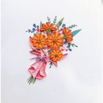 ΕΥΧΕΤΗΡΙΕΣ ΚΑΡΤΕΣ PETITS PETALES 15 X 15CM ΜΕ ΦΑΚΕΛΟ ΚΑΙ CELLO TENDANCES EDITIONS