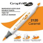ΜΑΡΚΑΔΟΡΟΙ ΑΚΡΥΛΙΚΟΙ ΔΙΠΛΗ ΜΥΤΗ ΠΙΝΕΛΟ CARAMEL ΚΟΥΤΙ 3 ΤΕΜΑΧΙΩΝ GRAPH IT GO OZ