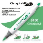 ΜΑΡΚΑΔΟΡΟΙ ΑΚΡΥΛΙΚΟΙ ΔΙΠΛΗ ΜΥΤΗ ΠΙΝΕΛΟ CHLOROPHYLL ΚΟΥΤΙ 3 ΤΕΜΑΧΙΩΝ GRAPH IT GO OZ