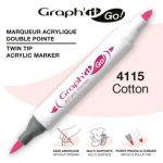 ΜΑΡΚΑΔΟΡΟΙ ΑΚΡΥΛΙΚΟΙ ΔΙΠΛΗ ΜΥΤΗ ΠΙΝΕΛΟ COTTON ΚΟΥΤΙ 3 ΤΕΜΑΧΙΩΝ GRAPH IT GO OZ