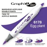 ΜΑΡΚΑΔΟΡΟΙ ΑΚΡΥΛΙΚΟΙ ΔΙΠΛΗ ΜΥΤΗ ΠΙΝΕΛΟ EGGPLANT ΚΟΥΤΙ 3 ΤΕΜΑΧΙΩΝ GRAPH IT GO OZ