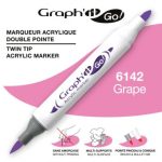 ΜΑΡΚΑΔΟΡΟΙ ΑΚΡΥΛΙΚΟΙ ΔΙΠΛΗ ΜΥΤΗ ΠΙΝΕΛΟ GRAPE ΚΟΥΤΙ 3 ΤΕΜΑΧΙΩΝ GRAPH IT GO OZ