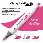 ΜΑΡΚΑΔΟΡΟΙ ΑΚΡΥΛΙΚΟΙ ΔΙΠΛΗ ΜΥΤΗ ΠΙΝΕΛΟ HOT PINK ΚΟΥΤΙ 3 ΤΕΜΑΧΙΩΝ GRAPH IT GO* OZ