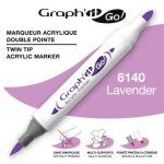 ΜΑΡΚΑΔΟΡΟΙ ΑΚΡΥΛΙΚΟΙ ΔΙΠΛΗ ΜΥΤΗ ΠΙΝΕΛΟ LAVENDER ΚΟΥΤΙ 3 ΤΕΜΑΧΙΩΝ GRAPH IT GO OZ