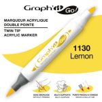 ΜΑΡΚΑΔΟΡΟΙ ΑΚΡΥΛΙΚΟΙ ΔΙΠΛΗ ΜΥΤΗ ΠΙΝΕΛΟ LEMON ΚΟΥΤΙ 3 ΤΕΜΑΧΙΩΝ GRAPH IT GO OZ