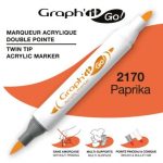 ΜΑΡΚΑΔΟΡΟΙ ΑΚΡΥΛΙΚΟΙ ΔΙΠΛΗ ΜΥΤΗ ΠΙΝΕΛΟ PAPRIKA ΚΟΥΤΙ 3 ΤΕΜΑΧΙΩΝ GRAPH IT GO OZ
