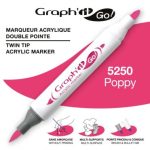 ΜΑΡΚΑΔΟΡΟΙ ΑΚΡΥΛΙΚΟΙ ΔΙΠΛΗ ΜΥΤΗ ΠΙΝΕΛΟ POPPY ΚΟΥΤΙ 3 ΤΕΜΑΧΙΩΝ GRAPH IT GO OZ