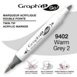 ΜΑΡΚΑΔΟΡΟΙ ΑΚΡΥΛΙΚΟΙ ΔΙΠΛΗ ΜΥΤΗ ΠΙΝΕΛΟ WARM GREY 2  ΚΟΥΤΙ 3 ΤΕΜΑΧΙΩΝ GRAPH IT GO* OZ