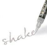 ΜΑΡΚΑΔΟΡΟΙ SHAKE FINE GLITTER SILVER (ΑΣΗΜΙ) ΚΟΥΤΙ 6 ΤΕΜΑΧΙΩΝ OZ