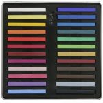 HARD PASTEL 24 ΧΡΩΜΑΤΩΝ (7 Χ 7Μ, ΜΗΚΟΣ 72ΜΜ) ΣΕ ΜΕΤΑΛΛΙΚΟ ΚΟΥΤΙ CRETACOLOR