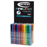 ΜΑΡΚΑΔΟΡAΚΙ FINELINER ΠΛΑΣΤ.ΜΥΤΗ ΣΤΑΝΤ 60 ΤΕΜΑΧΙΩΝ HI-TEXT
