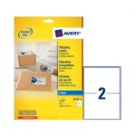 ΕΤΙΚΕΤΕΣ* ΛΕΥΚΕΣ INKJET 199.6X143.5 2 ΦΥΛΛΟ ΠΑΚΕΤΟ 40 ΦΥΛΛΩΝ AVERY