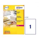ΕΤΙΚΕΤΕΣ *ΛΕΥΚΕΣ LASER 199.60X289.10 1 ΦΥΛΛΟ ΠΑΚΕΤΟ 250 ΦΥΛΛΩΝ AVERY