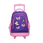 ΤΣΑΝΤΑ ΠΛΑΤΗΣ ΤΡΟΛΕΥ KIDS COLLECTION BUTTERFLIES, 4 ΘΕΣΕΩΝ (29L), ΜΕΓΕΘΟΣ 44 Χ 35 Χ 24CM LYCS