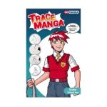 MANGA ΣΤΕΝΣΙΛ Α4 TEMPLATE SCHOOL BOY OZ