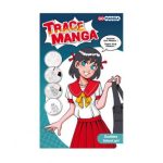 MANGA ΣΤΕΝΣΙΛ Α4 TEMPLATE SCHOOL GIRL OZ