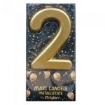 ΚΕΡΙ *MAXI ΑΡΙΘΜΟΣ 2, ΜΕΓΕΘΟΣ 11,5CM, ΧΡΥΣΟ ΧΡΩΜΑ EDIGLAM