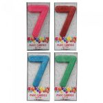 ΚΕΡΙ MAXI *ΑΡΙΘΜΟΣ 7, ΜΕΓΕΘΟΣ 11,5CM, 4 GLITTER ΧΡΩΜΑΤΑ EDIGLAM