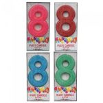 ΚΕΡΙ MAXI *ΑΡΙΘΜΟΣ 8, ΜΕΓΕΘΟΣ 11,5CM, 4 GLITTER ΧΡΩΜΑΤΑ EDIGLAM