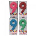 ΚΕΡΙ MAXI *ΑΡΙΘΜΟΣ 9, ΜΕΓΕΘΟΣ 11,5CM, 4 GLITTER ΧΡΩΜΑΤΑ EDIGLAM