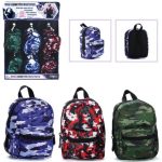 ΤΣΑΝΤΑ *ΜΙΝΙ CAMOUFLAGE ΣΕ ΣΤΑΝΤ 18 ΤΕΜΑΧΙΩΝ, ΜΕΓΕΘΟΣ 10 Χ 14 Χ 5CM, 3 ΑΣΟΡΤΙ ΧΡΩΜΑΤΑ EDIGLAM