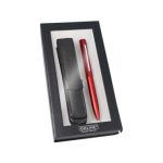 ΣΤΥΛΟ METAL OCTOPEN BP RED + ΔΕΡΜΑΤΙΝΗ ΘΗΚΗ ΣΕ ΚΟΥΤΙ ONLINE