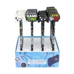 ΜΟΛΥΒΙ ΜΕ ΓΟΜΑ TOPPER GAMING 4 ΑΣΟΡΤΙ ΣΧΕΔΙΑ, ΣΤΑΝΤ 24 ΤΕΜΑΧΙΩΝ STYLEX
