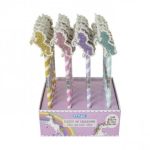 ΜΟΛΥΒΙ ΜΕ ΓΟΜΑ TOPPER UNICORN 4 ΑΣΟΡΤΙ ΣΧΕΔΙΑ,  ΣΤΑΝΤ 24 ΤΕΜΑΧΙΩΝ *STYLEX