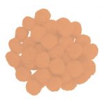 POMPONS *ΜΠΕΖ ΧΡΩΜΑ 50 ΤΕΜAΧΙΑ ΜΕΓΕΘΟΣ 25 MM CLIPPONDI * C