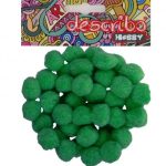 POMPONS ΠΡΑΣΙΝΟ ΧΡΩΜΑ 50 ΤΕΜAΧΙΑ ΜΕΓΕΘΟΣ 25 MM DESCRIBO * CN*