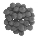 POMPONS *ΑΝΟΙΧΤΟ ΓΚΡΙ ΧΡΩΜΑ 50 ΤΕΜAΧΙΑ ΜΕΓΕΘΟΣ 25 MM CLIPPONDI * C