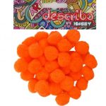 POMPONS ΠΟΡΤΟΚΑΛΙ ΧΡΩΜΑ 50 ΤΕΜAΧΙΑ ΜΕΓΕΘΟΣ 25 MM DESCRIBO * CN*